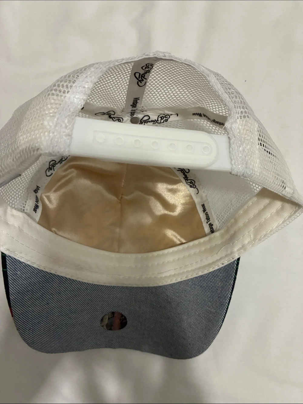 Don Ed Hardy Skull Dice Baseball Cap Trucker Hat Snapback Rhinestone Bling